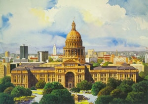 Little Campus, Big Town - Austin Postcard